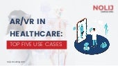 Nolij Consulting: Application of AI in Healthcare Industry