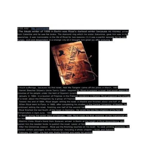 Noli me tangere published in berlin