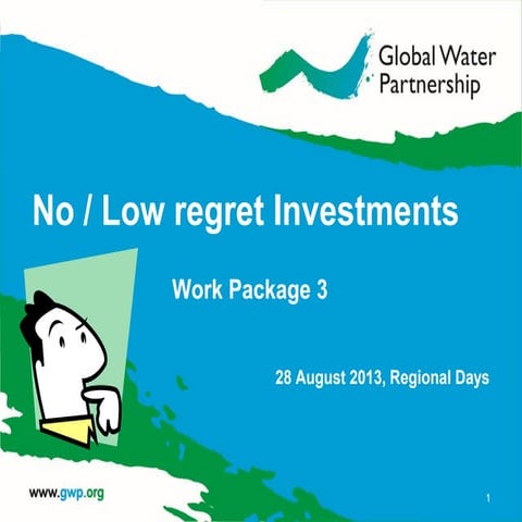 No low regrets investments WP3_francois brikké_28 aug