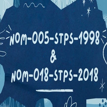 NOM-005-STPS-1998 | PDF