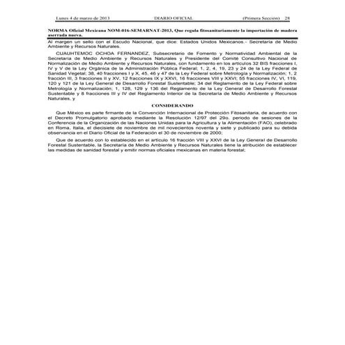 Nom 016-semarnat-2013