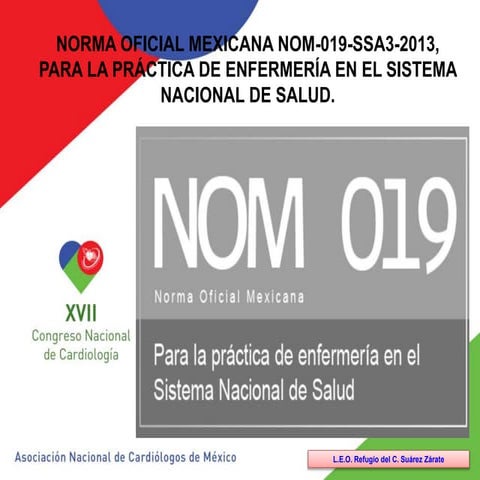 Nom 019 ssa3-2013 | PPTX