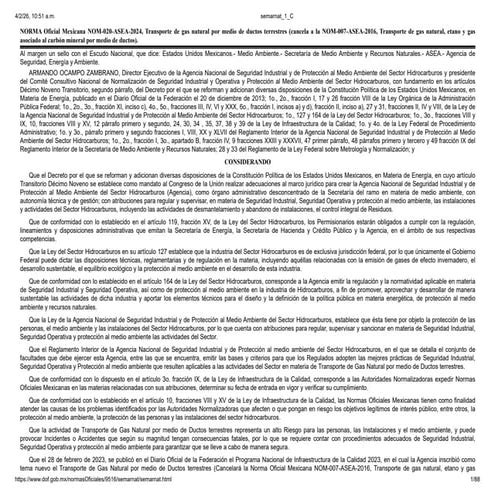 NOM-020-ASEA-2024 en pdf reemplaza a la NOM-017 | PDF
