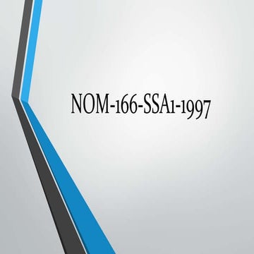 Nom 166 | PDF