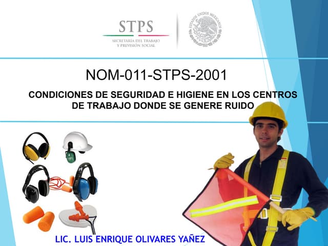 NOM011STPS2001 y NOM024STPS2001 (mapa conceptual)