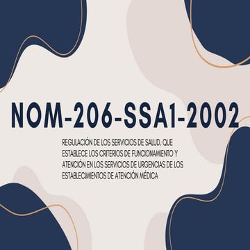 NOM-206-SSA1-2002, PDF. Regulación del sistema | PDF