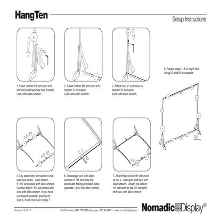 Nomadic Display Set Up HangTen