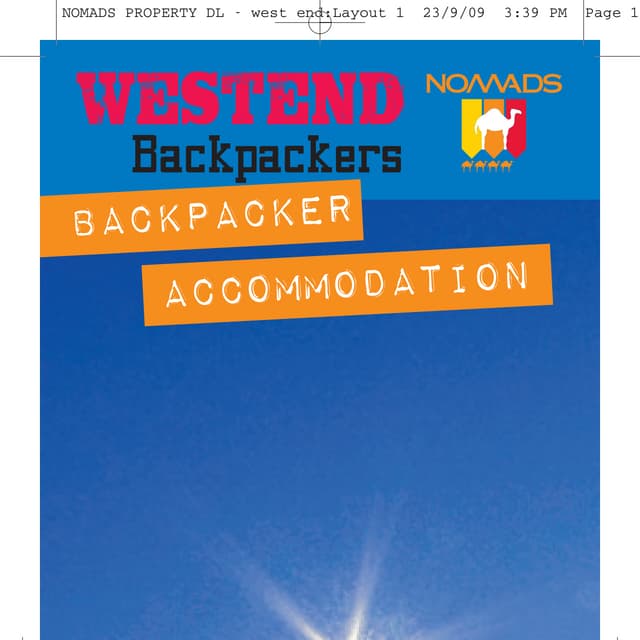 Brochuer Nomads Westend