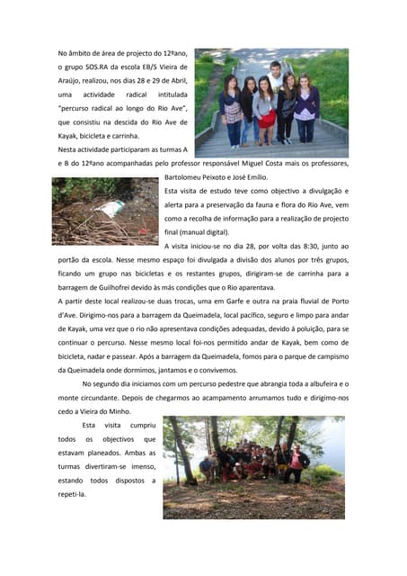 Percurso pelo Rio Ave