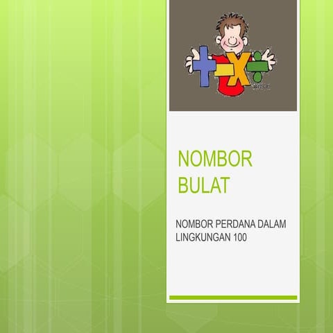 Nombor perdana tahun 6