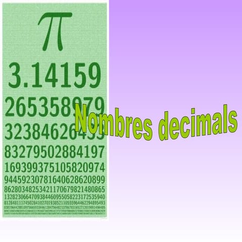Nombres decimals- 1r d'ESO