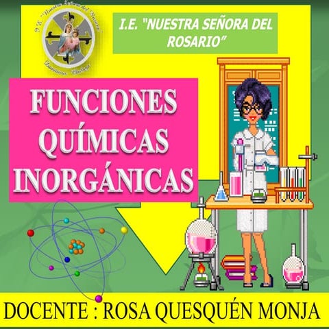 FUNCIONES QUÍMICAS INORGÁNICAS