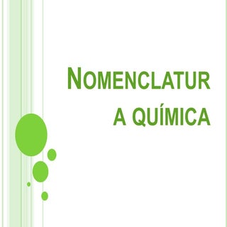 Nomenclatura química