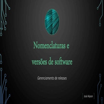Versões de software - releases