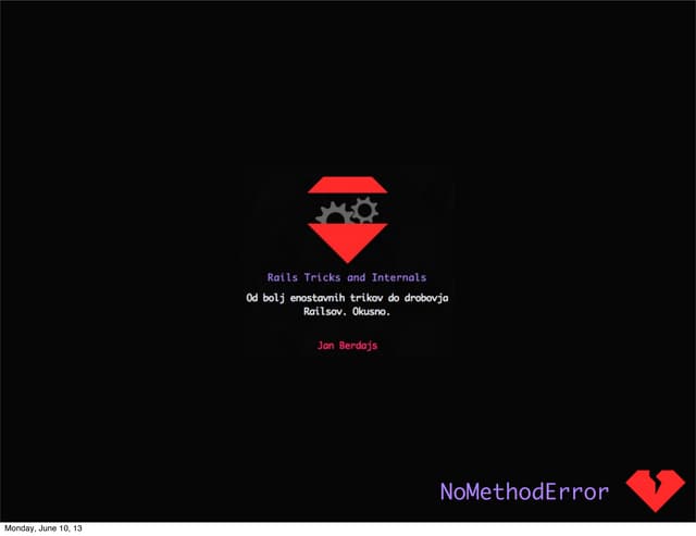 Nomethoderror talk