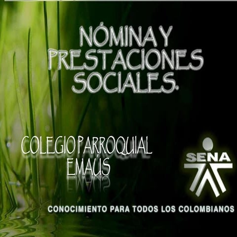 nomina y prestaciones sociales para blogger blogspot