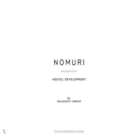 Nomuri Hostel Pitch Deck