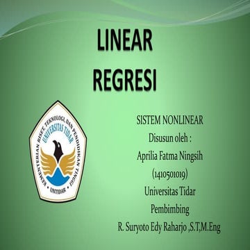 linear regresi 