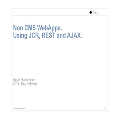 Non Cms For Web Apps
