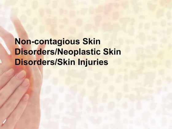 Milady skin diseases & disorders | PPTX | Skin and Dermatology ...