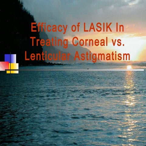 Non corneal astigmatism