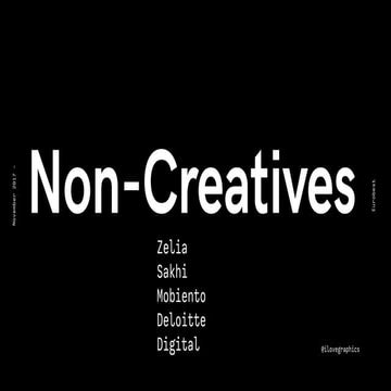 Non-creatives: it's time we redefine creativity. 