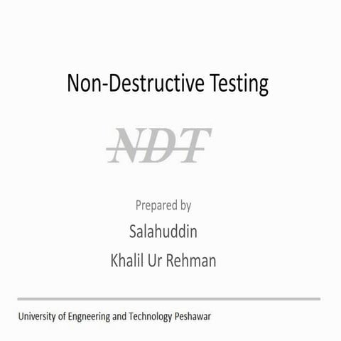 Non destructive testing_Concrete