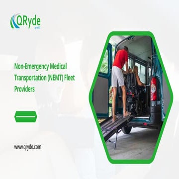 Non Emergency Medical Transportation Nemt Fleet Providers Pptx