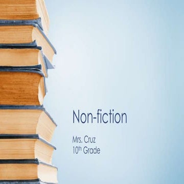 Non fiction