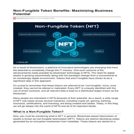 Non-Fungible Token Benefits Maximizing Business Potential (1).pdf