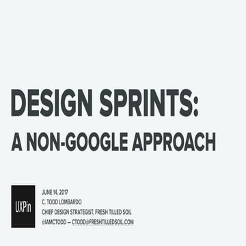 The Non-Google Design Sprint