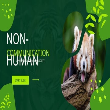 NON-HUMAN COMMUNICATION in LANGUAGE, CULTURE and SOCIETY .pptx