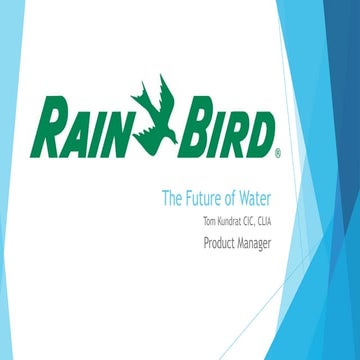 Non-potable water for use in irrigation systems