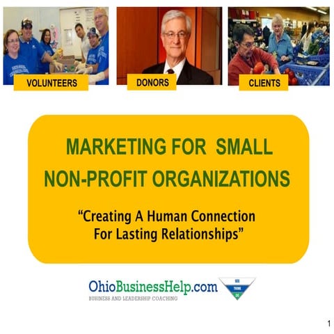 Marketing For Nonprofit Organizations
