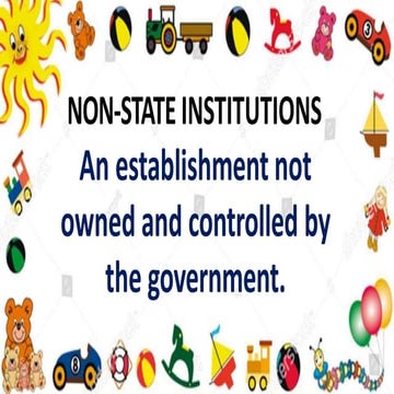 Module 2. lesson 4: THE NON-STATE INSTITUTIONS | PPTX
