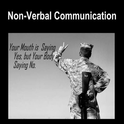 Non verbal communication