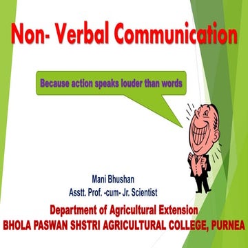 Non  verbal communication