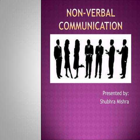 Non verbal communication