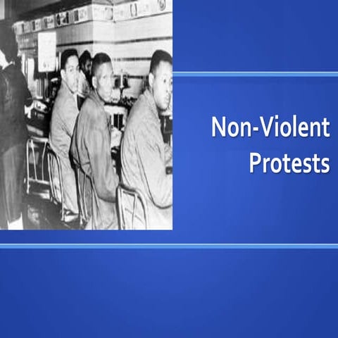 Non violent protests | PPT