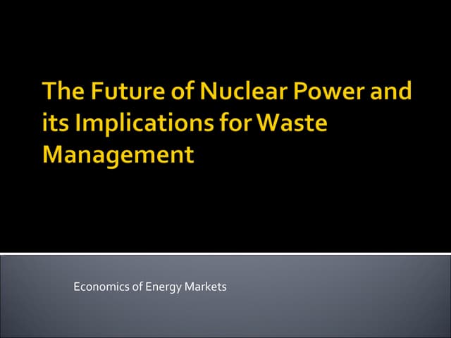 Yucca Mountain Presentation