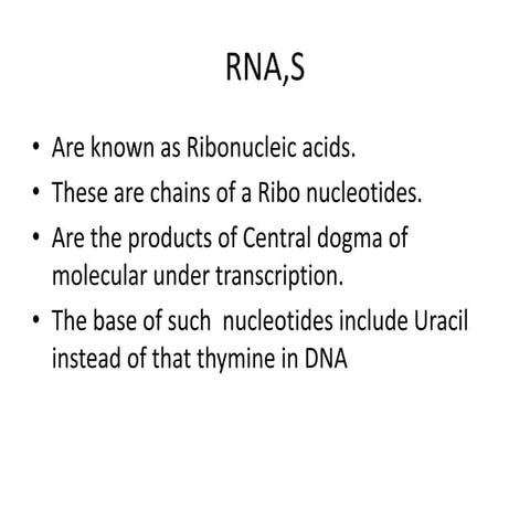 Non coding rna