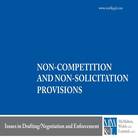 Non-competition and Non-solicitation Provisions