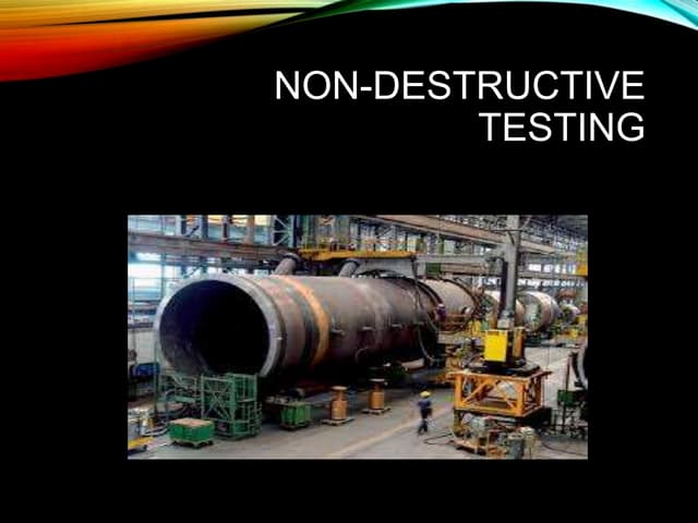 Non destructive testing ppt