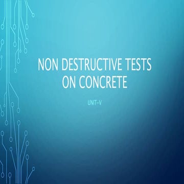 Non destructive tests on Concrete.pptx