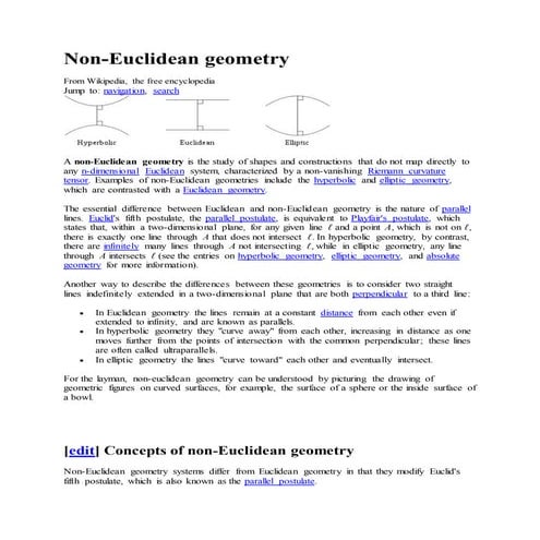 Noneuclidean
