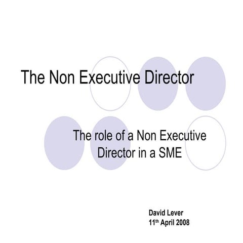 Non Executive Director