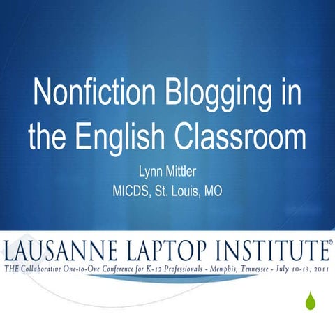 Nonfiction blogging 2011