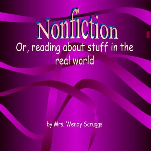 Nonfiction notes good 2005