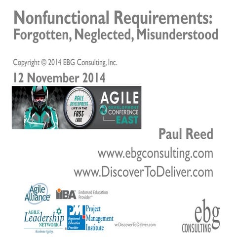 Nonfunctional requirements-forgotten-negleted-misunderstood-agile devpractice...