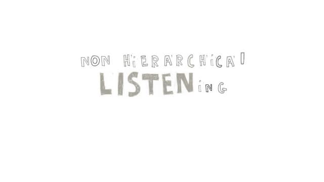 non hierarchical listening 